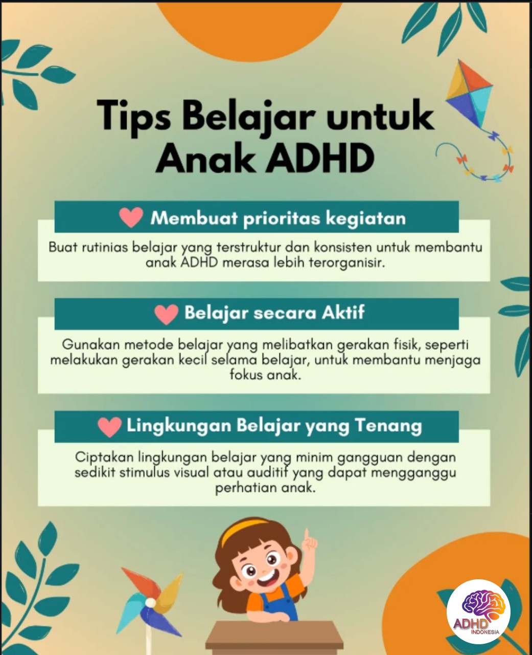 Strategi Belajar yang Cocok untuk Anak ADHD di Kabupaten Aceh Barat Daya